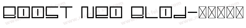 Boost Neo Blod字体转换